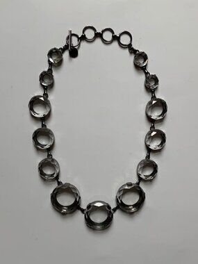 French Connection Unfoiled Crystal Statement Necklace